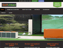 Tablet Screenshot of golflinked.nl